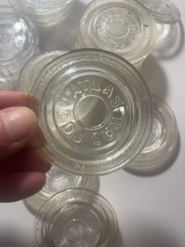 Vintage Atlas EDJ Seal For Canning Jar (textured rim)
