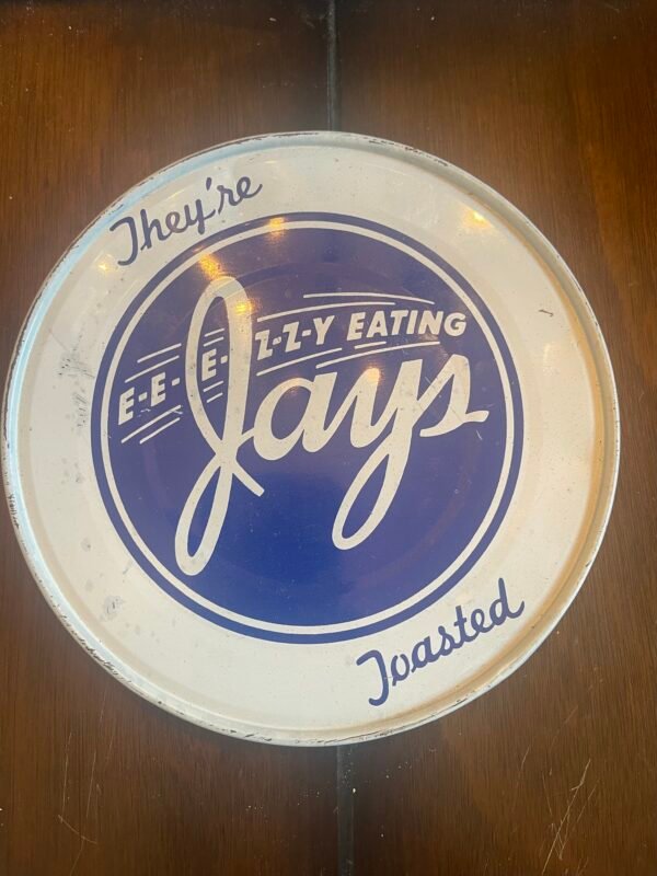 Vintage Jay's Potato Chips Tin (1 Pound Size) Original 1950s - Image 5