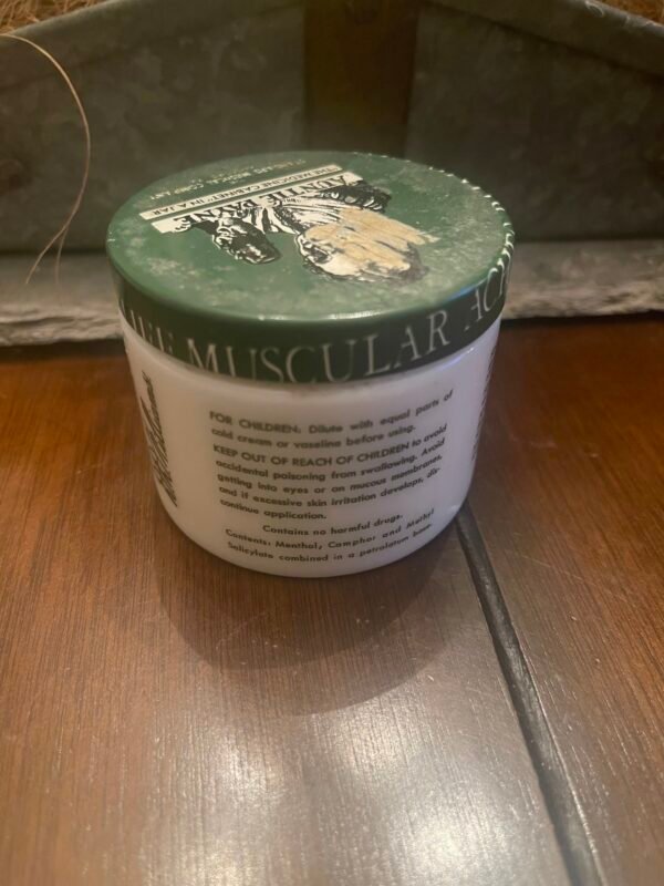 Vintage Williams Anti-Pahn Ointment - glass jar 3oz - Image 2