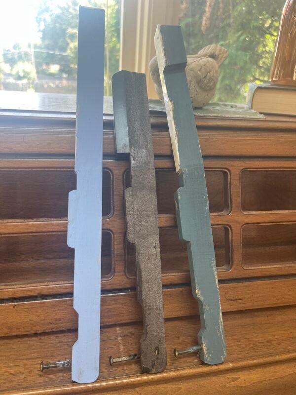Vintage Piano Key Decoupage Craft Set (Set of 3) - Shades of Blue - Image 3