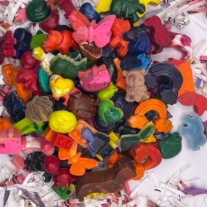 Lot of 100 Crayon Shapes: Great for Schools, Classroom, Events