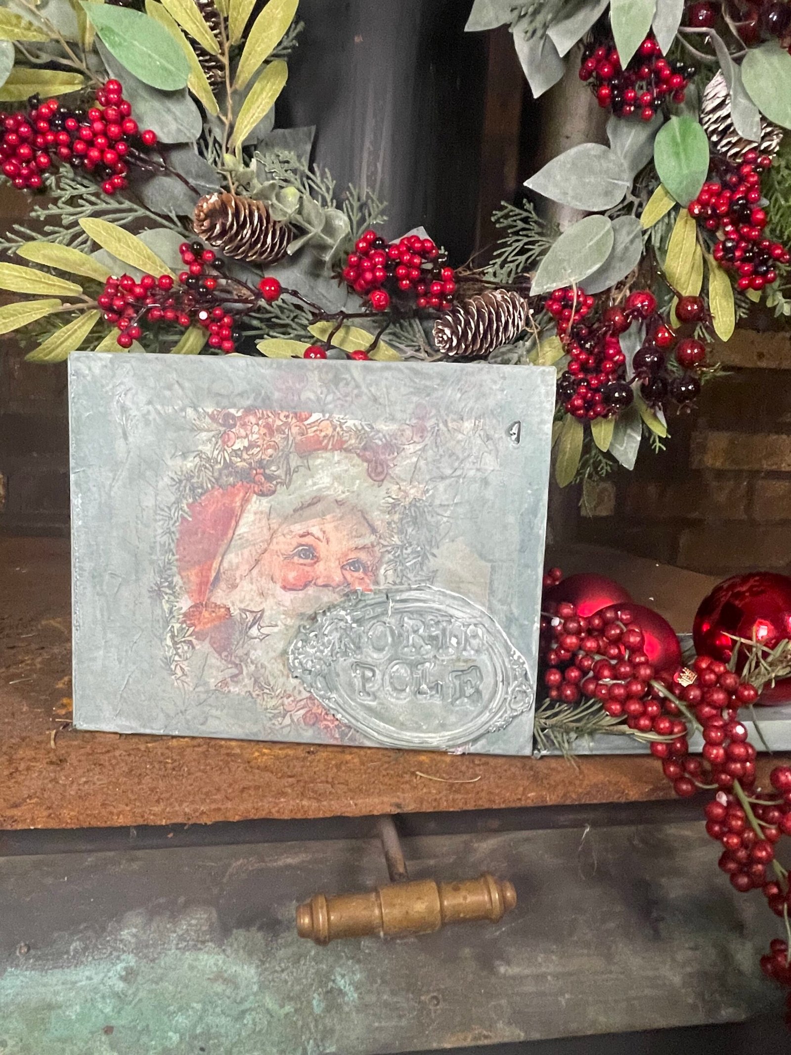 Vintage Santa Claus Mailbox - Image 5