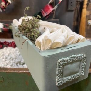 Sewing Drawer | Chippy Green | One of a Kind