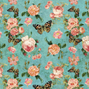 Patina Roses - Roycyled Decoupage Paper