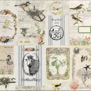 Spring Masterboard - Roycycled Decoupage Paper