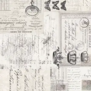 Ephemera Collage  - Roycycled Decoupage Paper