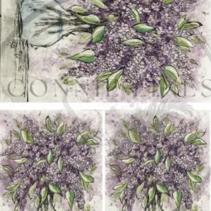 Lilac You More (multiple) Rice Paper- Connie's Lines and Designs