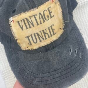 Distressed Hat: Vintage Junkie