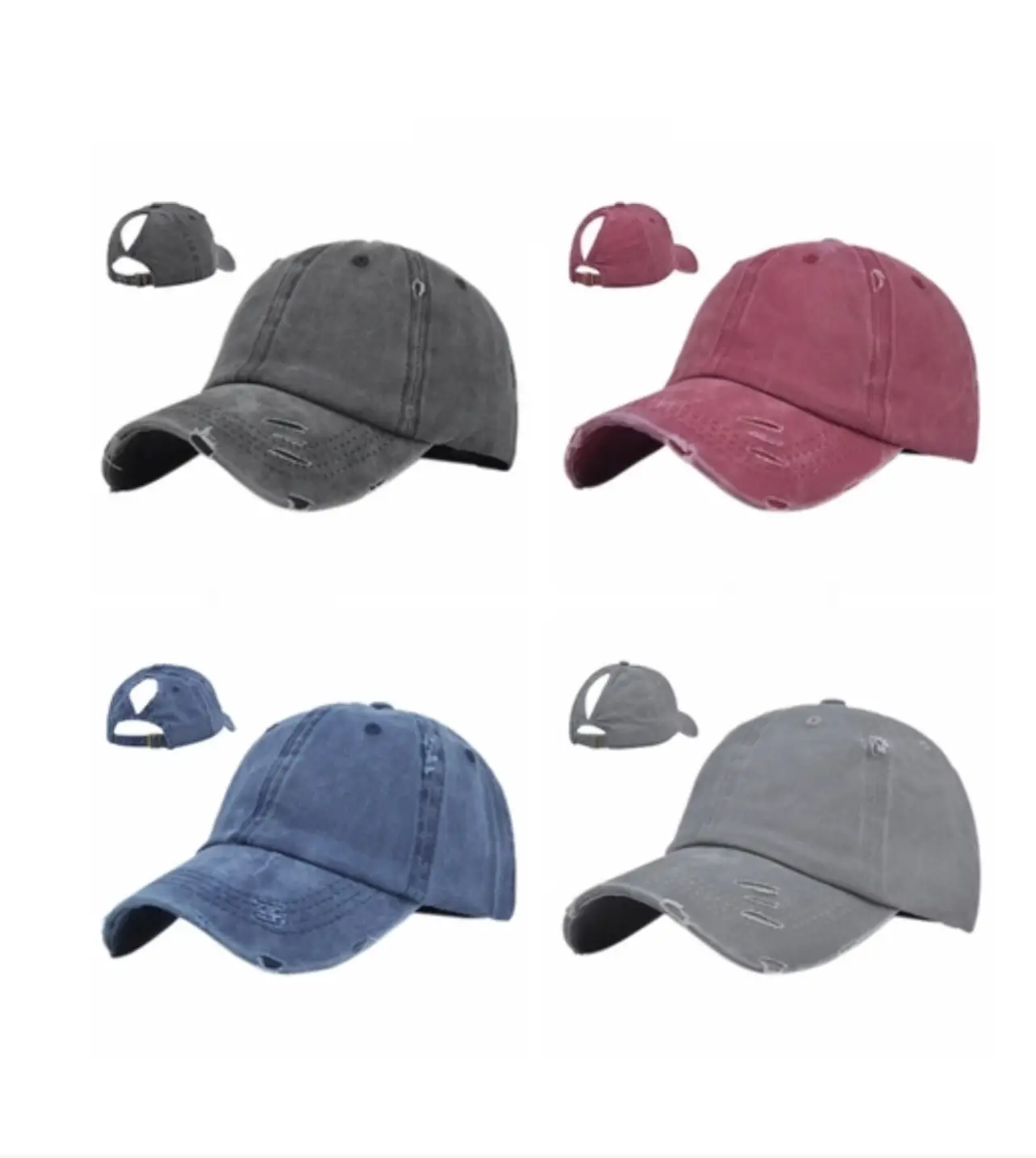 Distressed Hat: I'd Rather Be Thrifting - Image 3