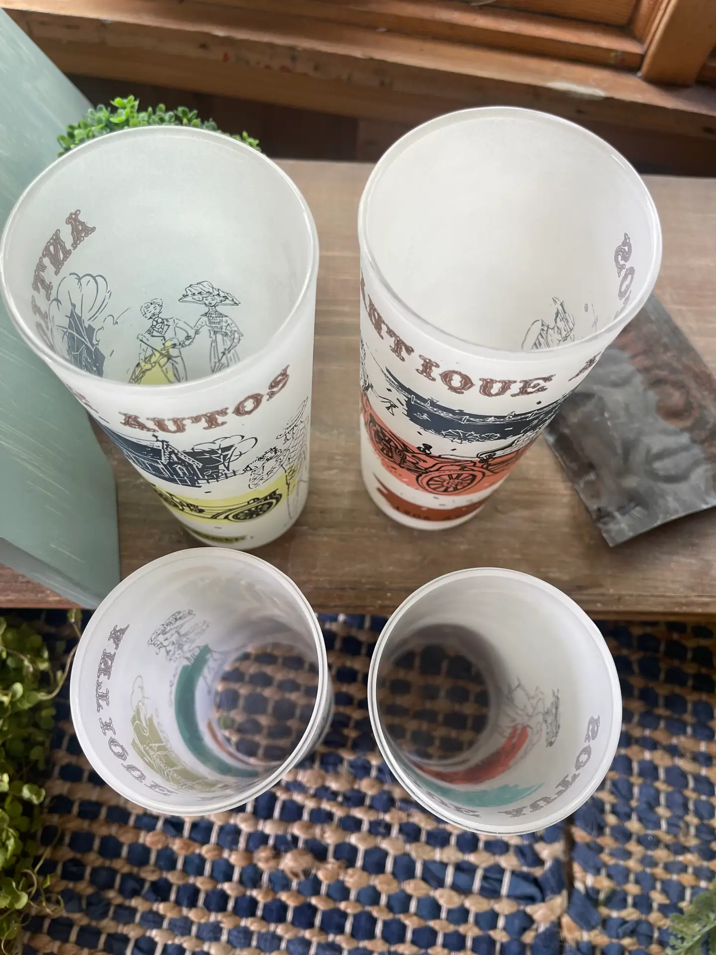 Anchor Hocking Antique Autos 15 oz. Frosted Glass Tumblers Set of 4 - Image 11