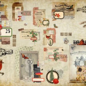 Scrappy Christmas - Roycyled Decoupage Paper (New Release: Fall 2026)