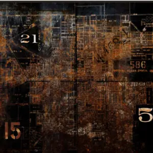 Industrial Map - Roycyled Decoupage Paper (New Release: Fall 2026)
