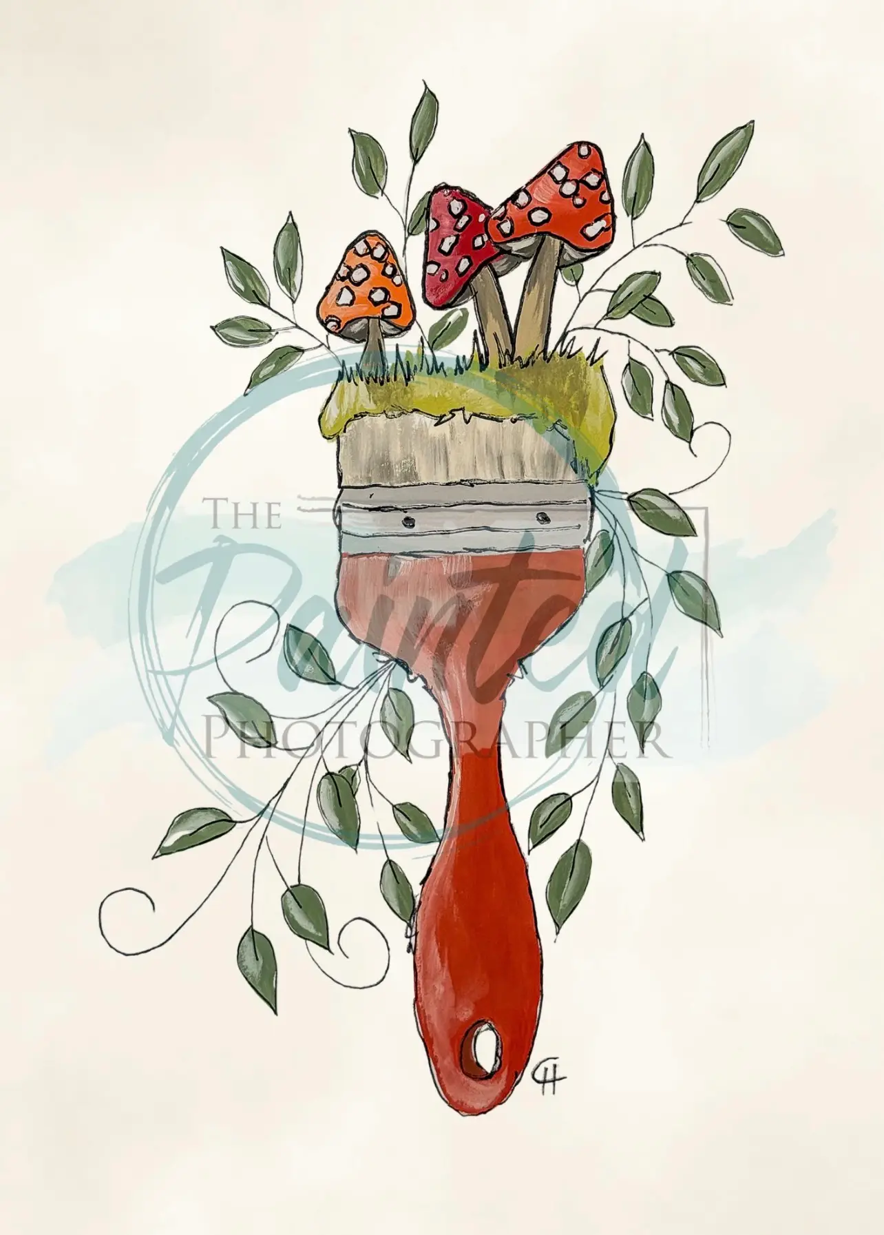 Woodland Painter - Connie's Lines and Designs Rice Paper