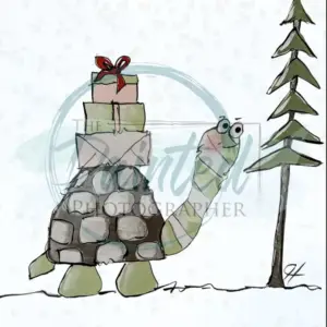 Slow and Merry- Connie's Lines and Designs Rice Paper