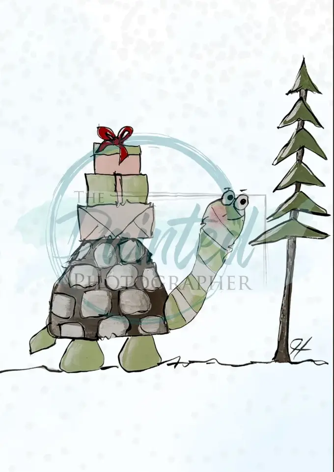 Slow and Merry- Connie's Lines and Designs Rice Paper